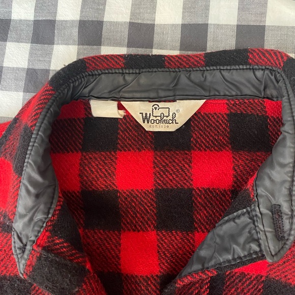 Red and Black Plaid Men's Jacket - Picture 2 of 2